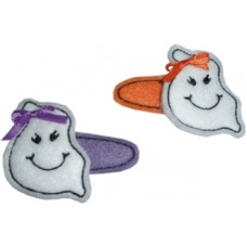 Fun Felts Silly Ghost Barette Snap Clip Covers
